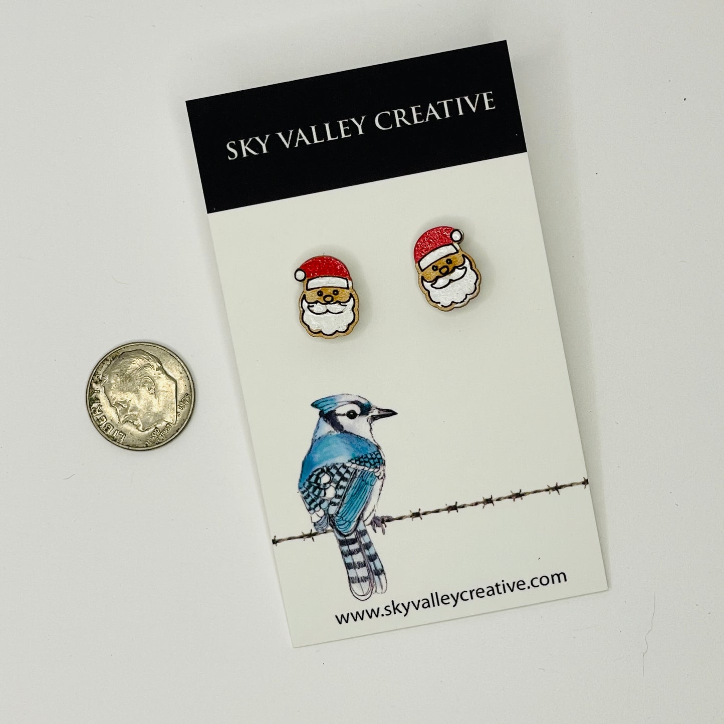 Santa Post Earrings 2