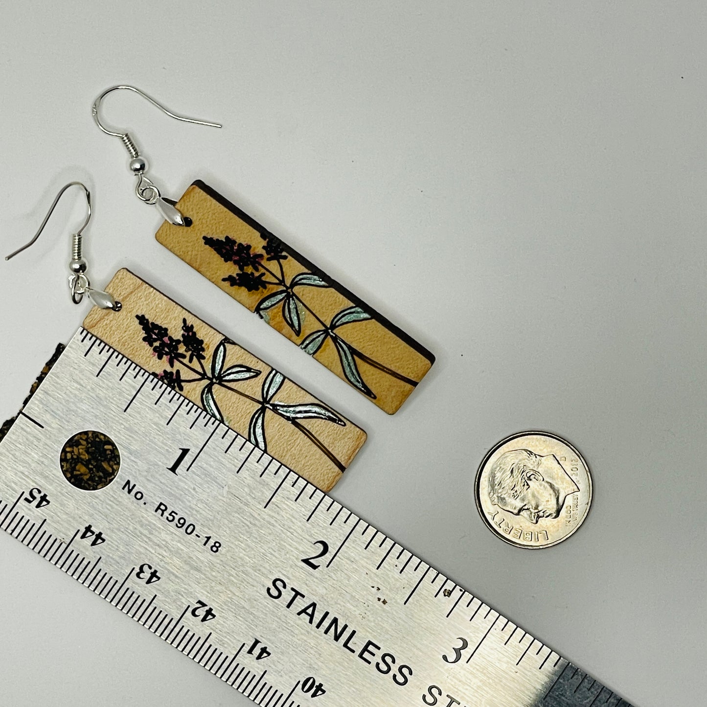 Lupin Flower Dangle Earrings