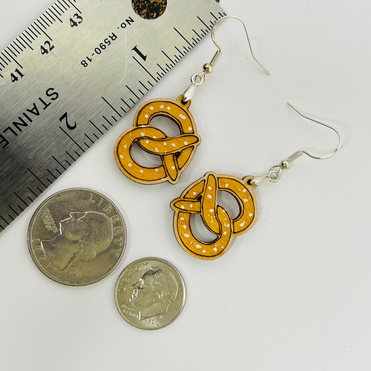 Pretzel Dangle Earrings