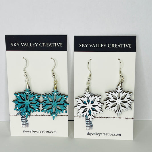 Snow Flake Earrings