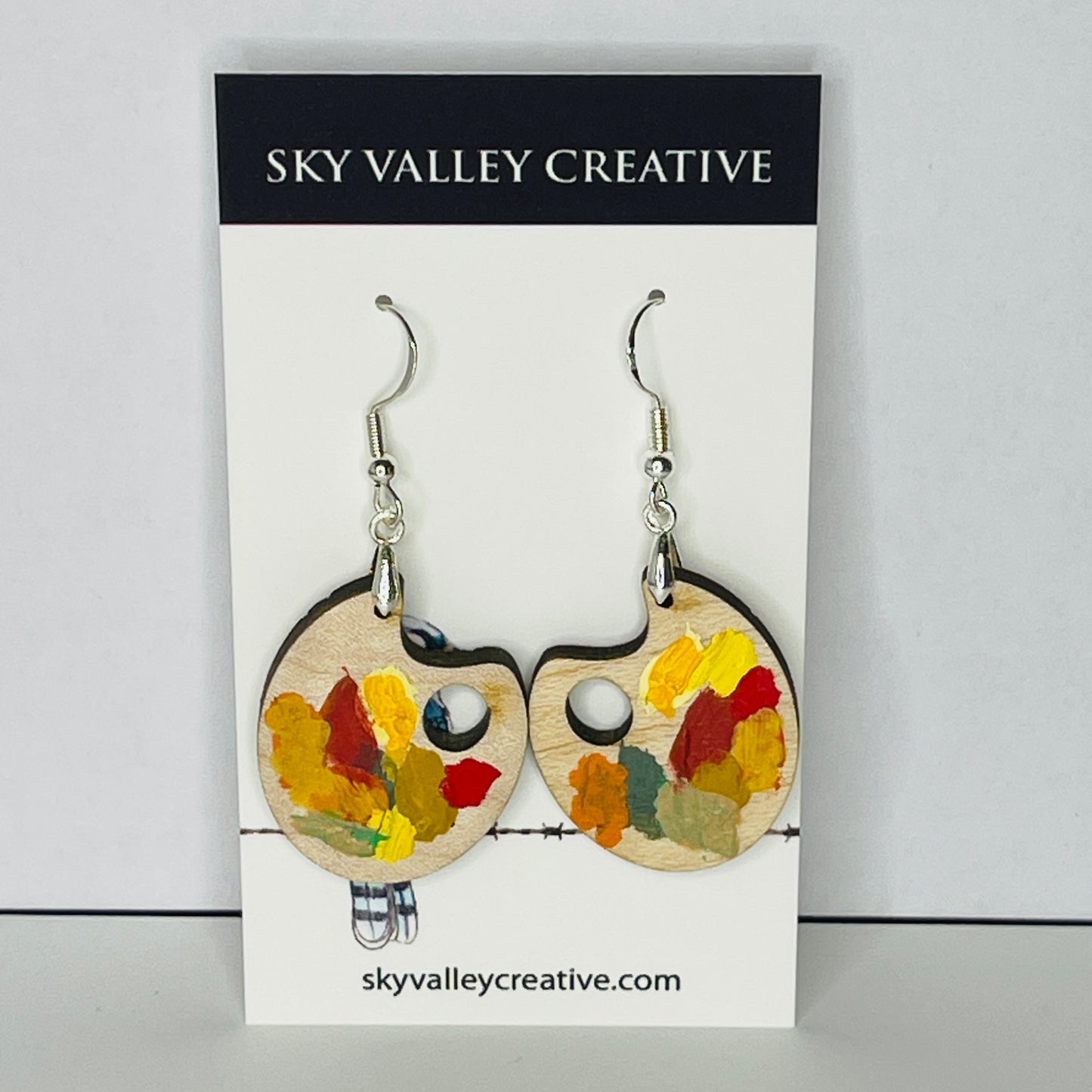 Painter Palette Earrings - Fall