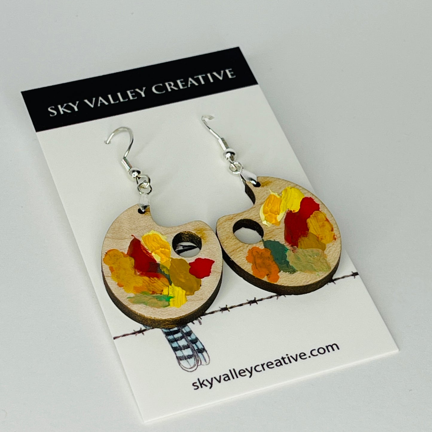 Painter Palette Earrings - Fall