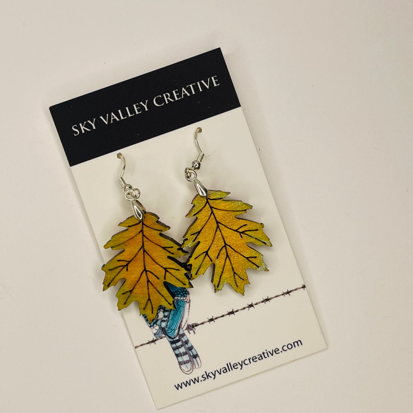 Oak Leaf Earrings