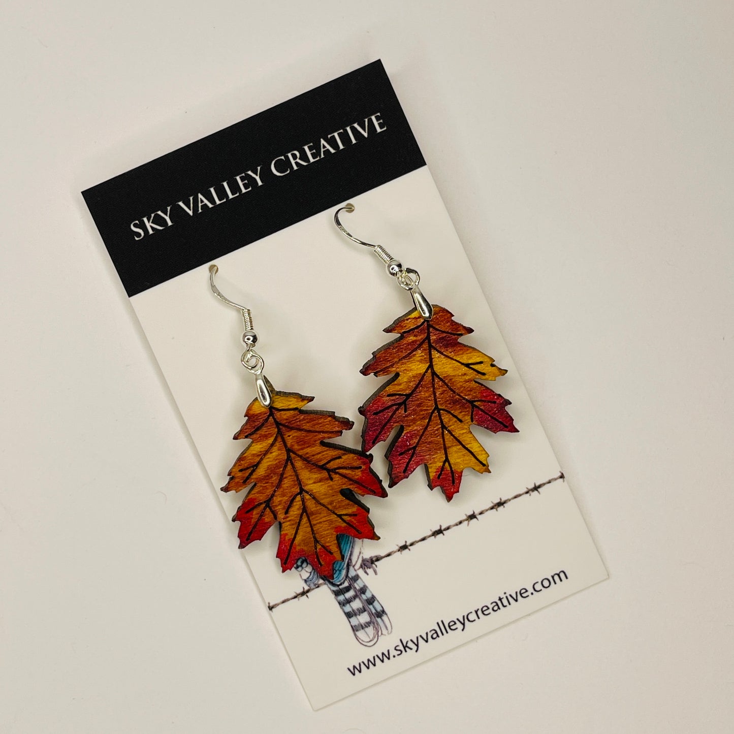 Oak Leaf Earrings