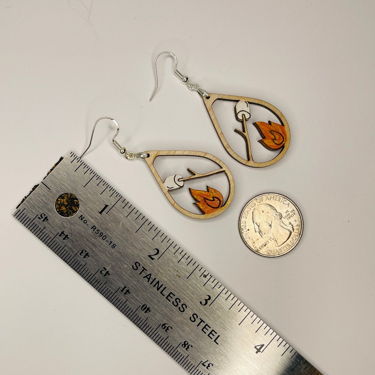 Roasted Marshmallow Earrings
