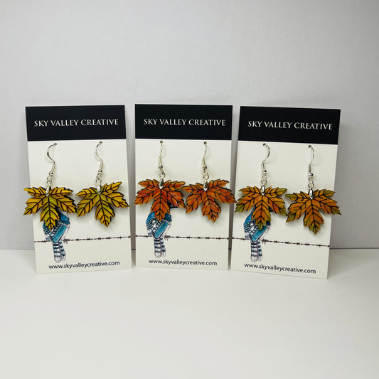 Maple Leaf Earrings
