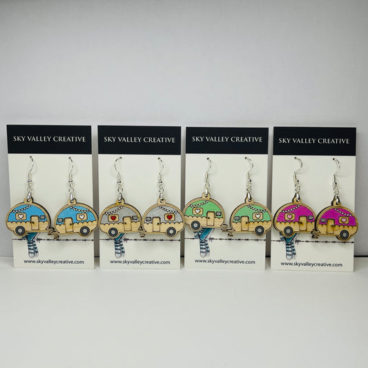 Camper Trailer Earrings