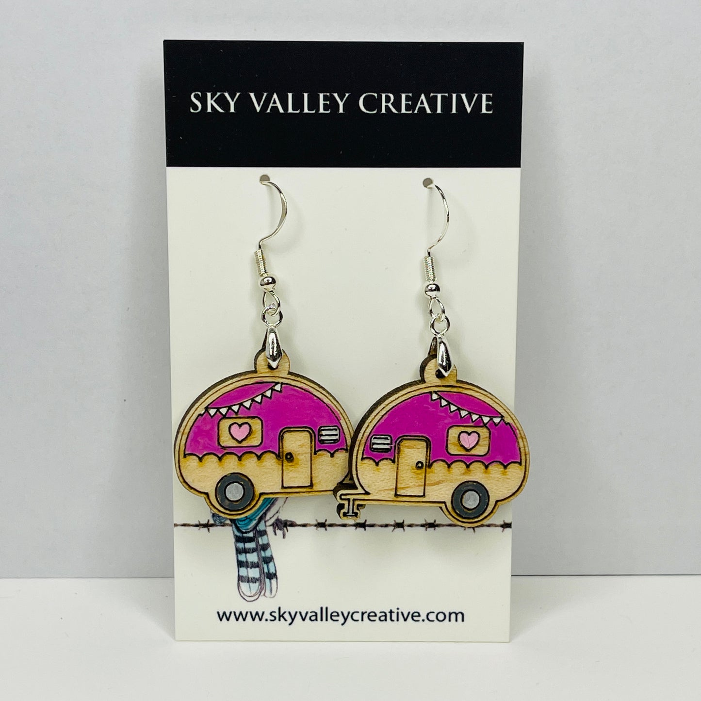 Camper Trailer Earrings
