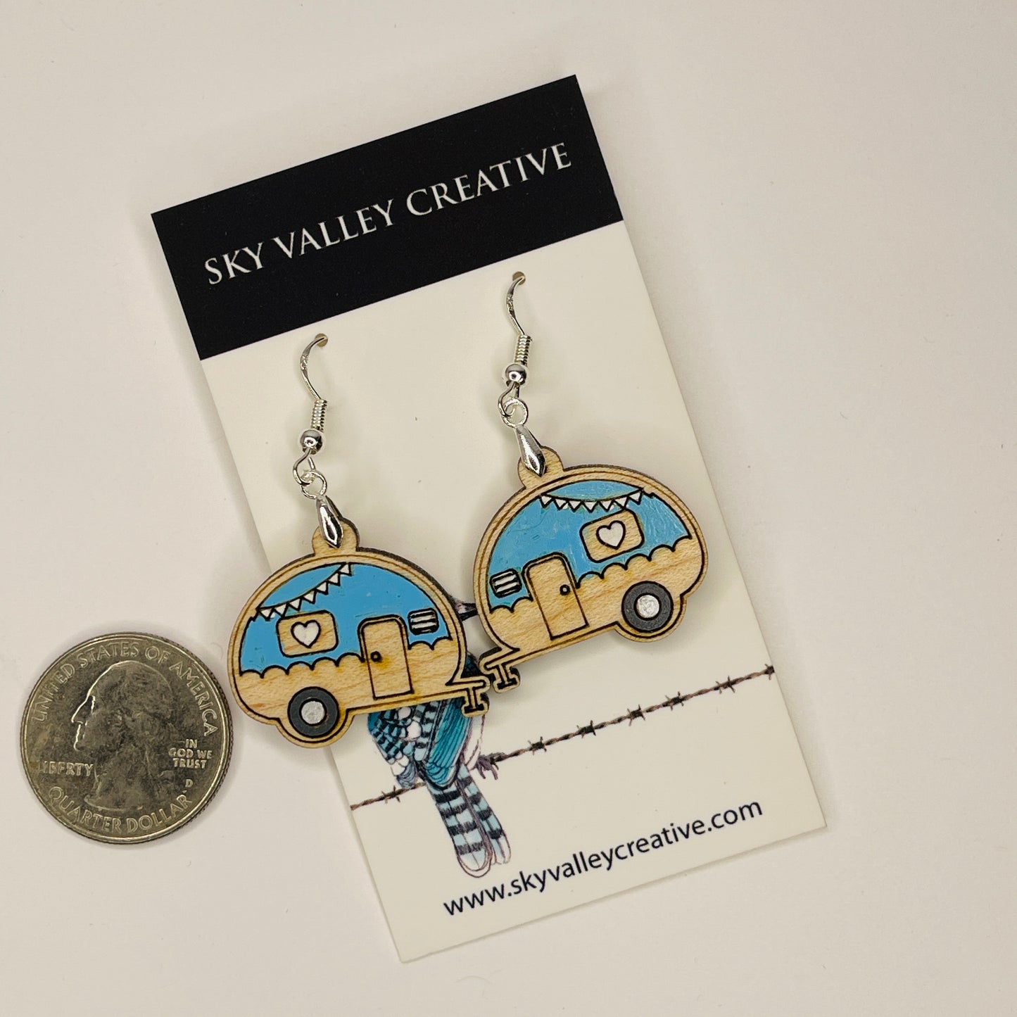 Camper Trailer Earrings