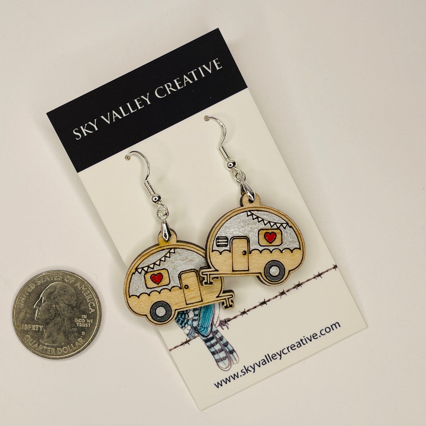 Camper Trailer Earrings