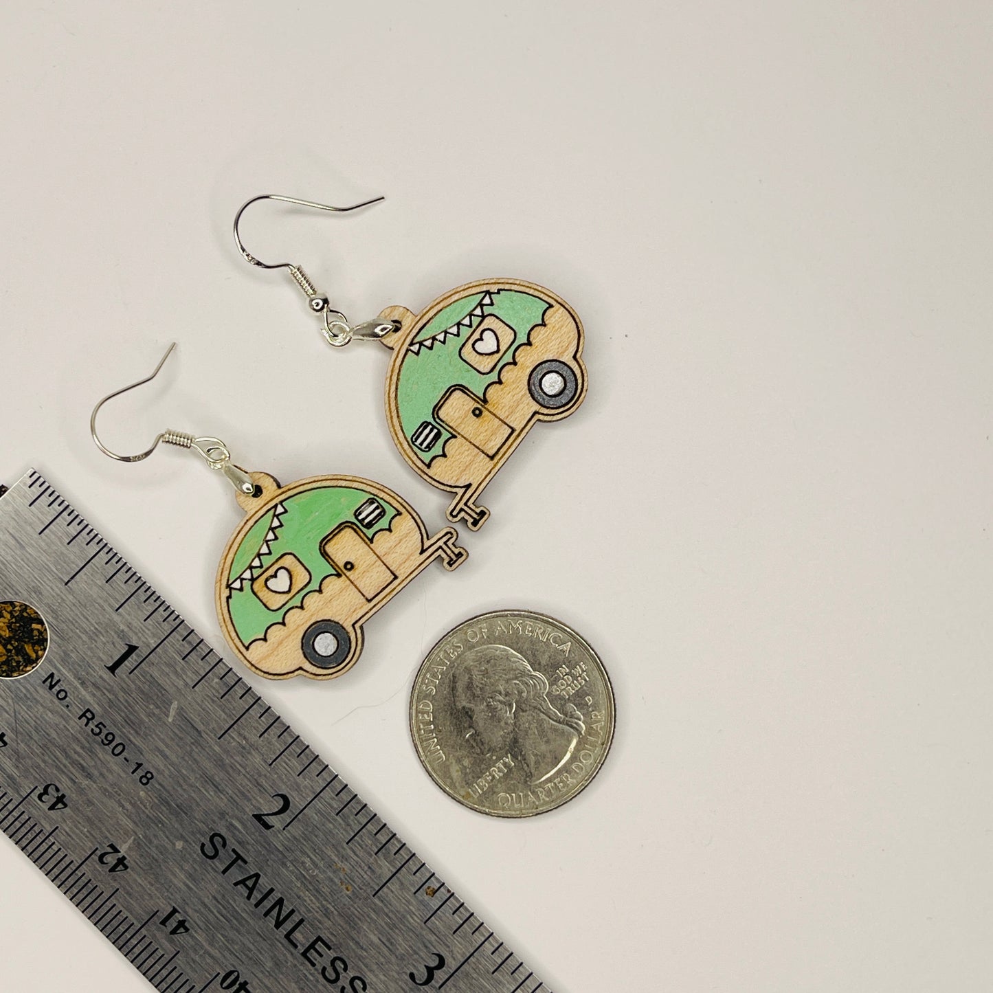 Camper Trailer Earrings