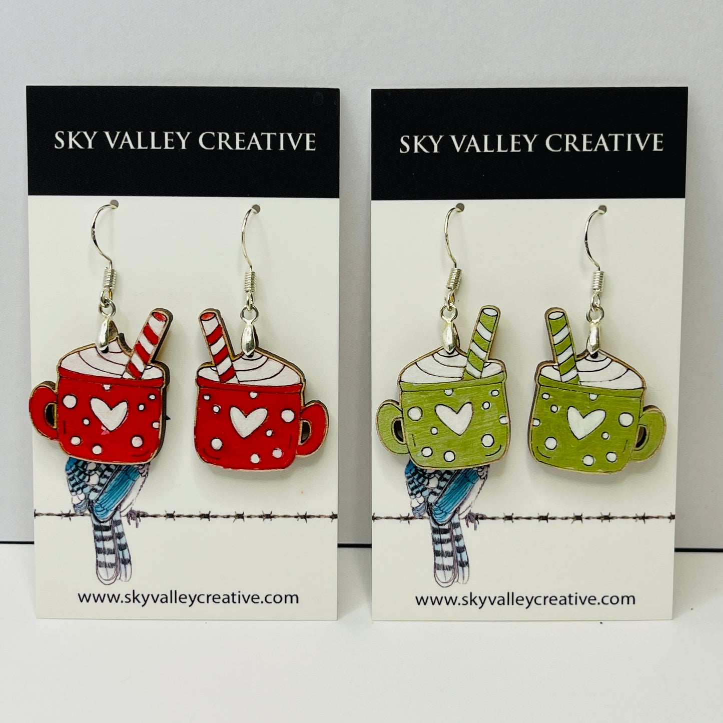 Cocoa Mug Earrings