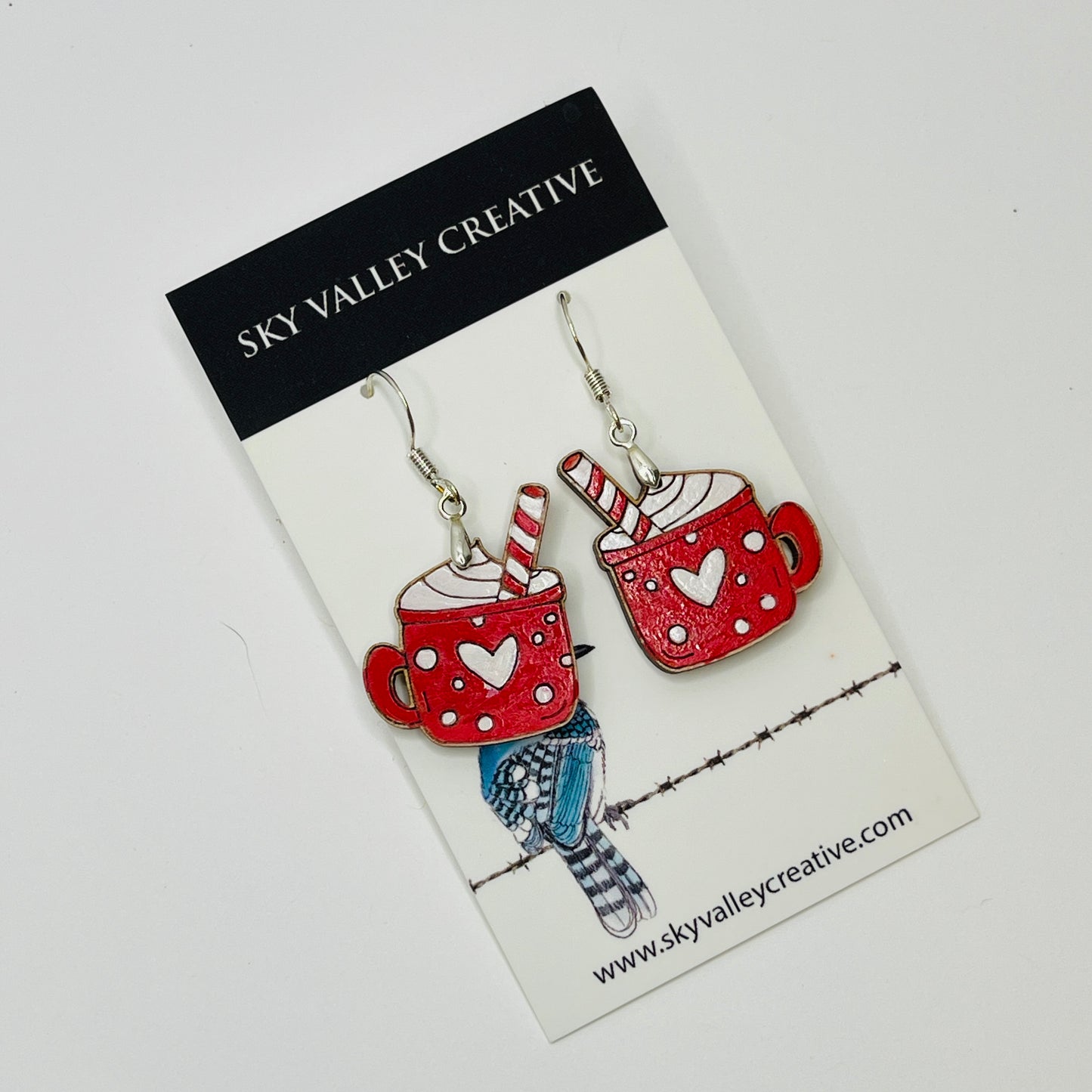 Cocoa Mug Earrings