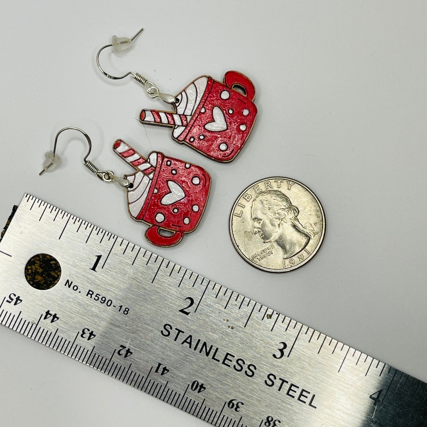 Cocoa Mug Earrings