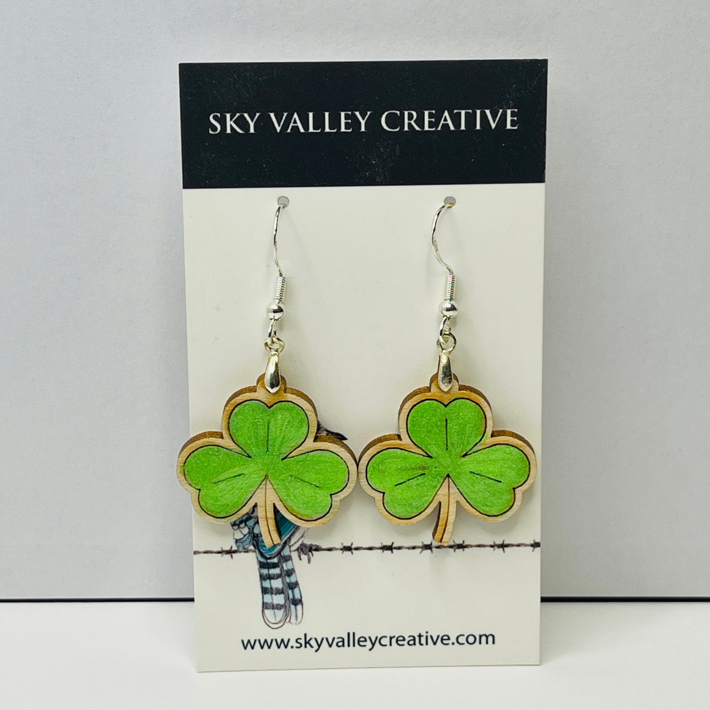 St Patrick's Day - Clover Earrings