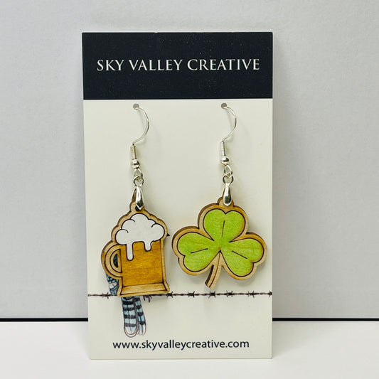 St Patrick's Day - Clover and Beer