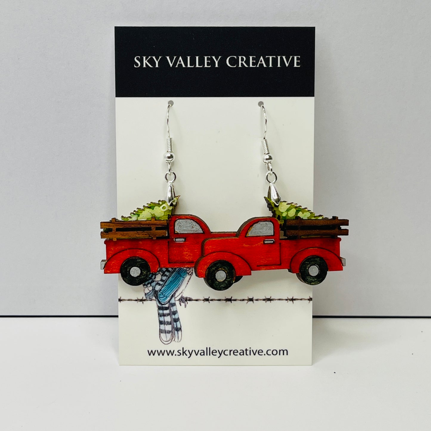 Christmas Truck Earrings