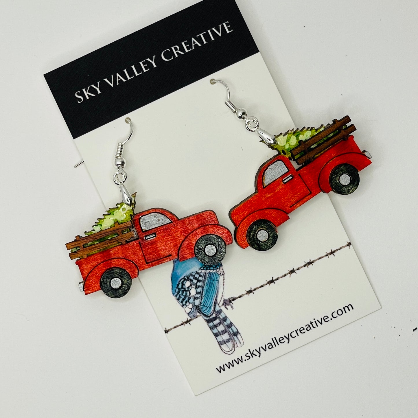 Christmas Truck Earrings