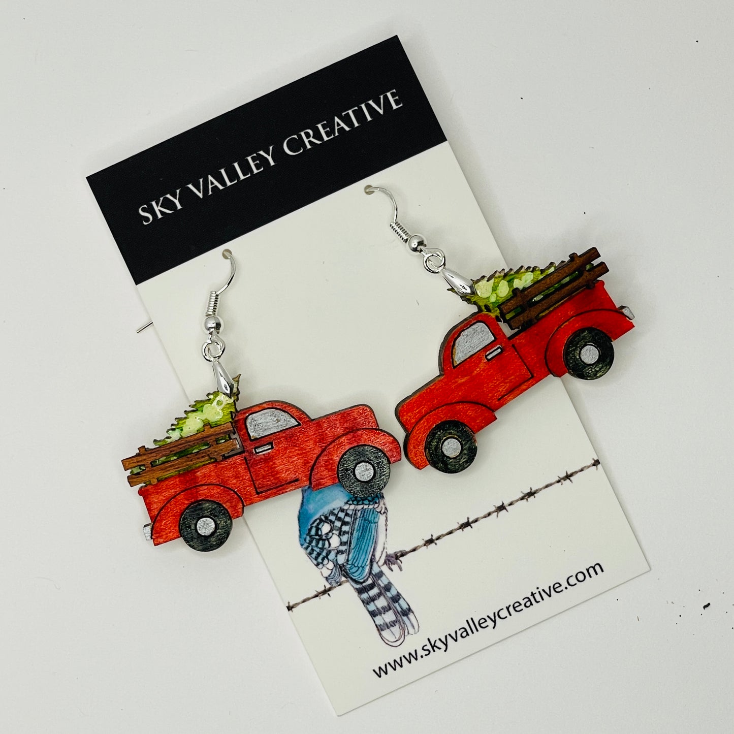 Christmas Truck Earrings