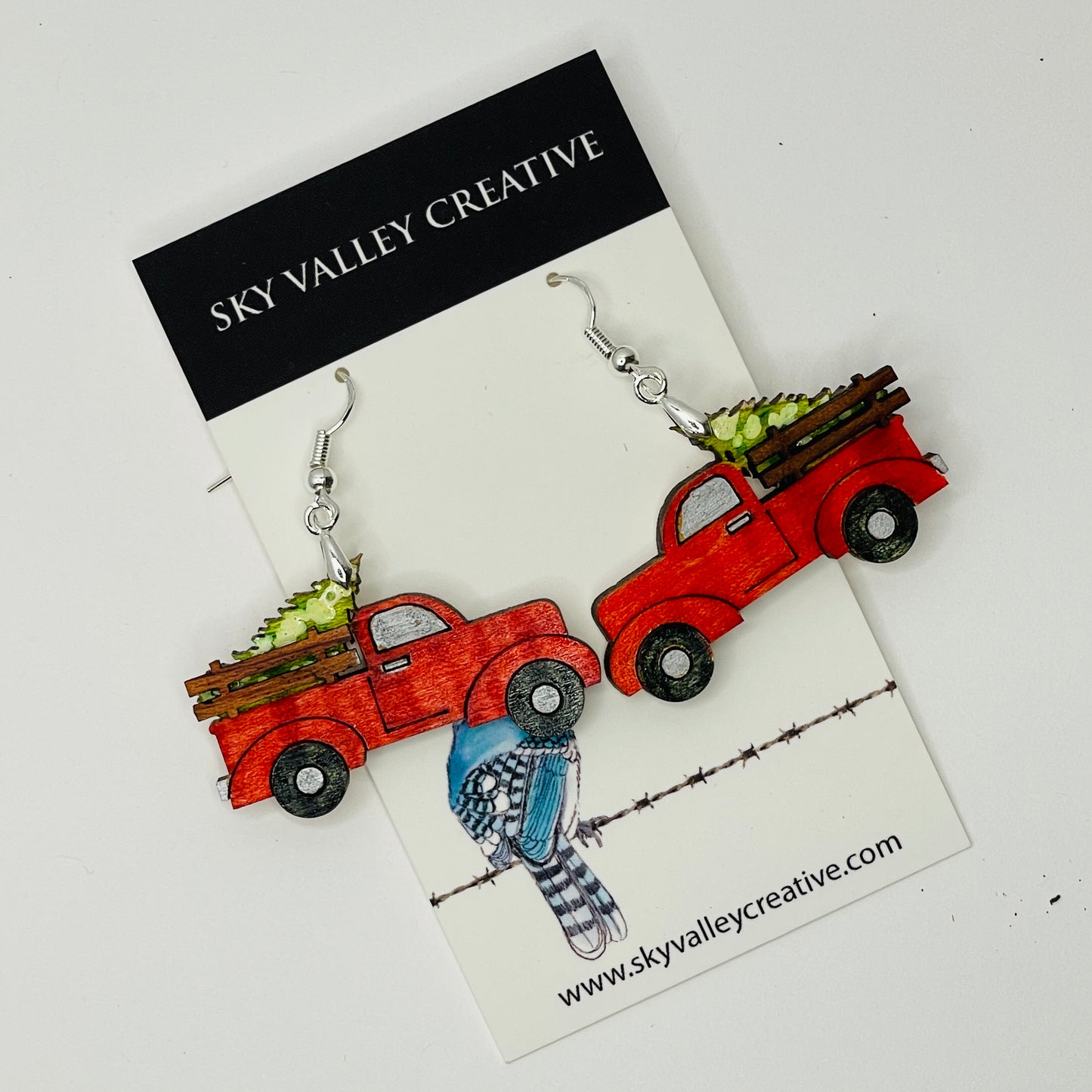 Christmas Truck Earrings