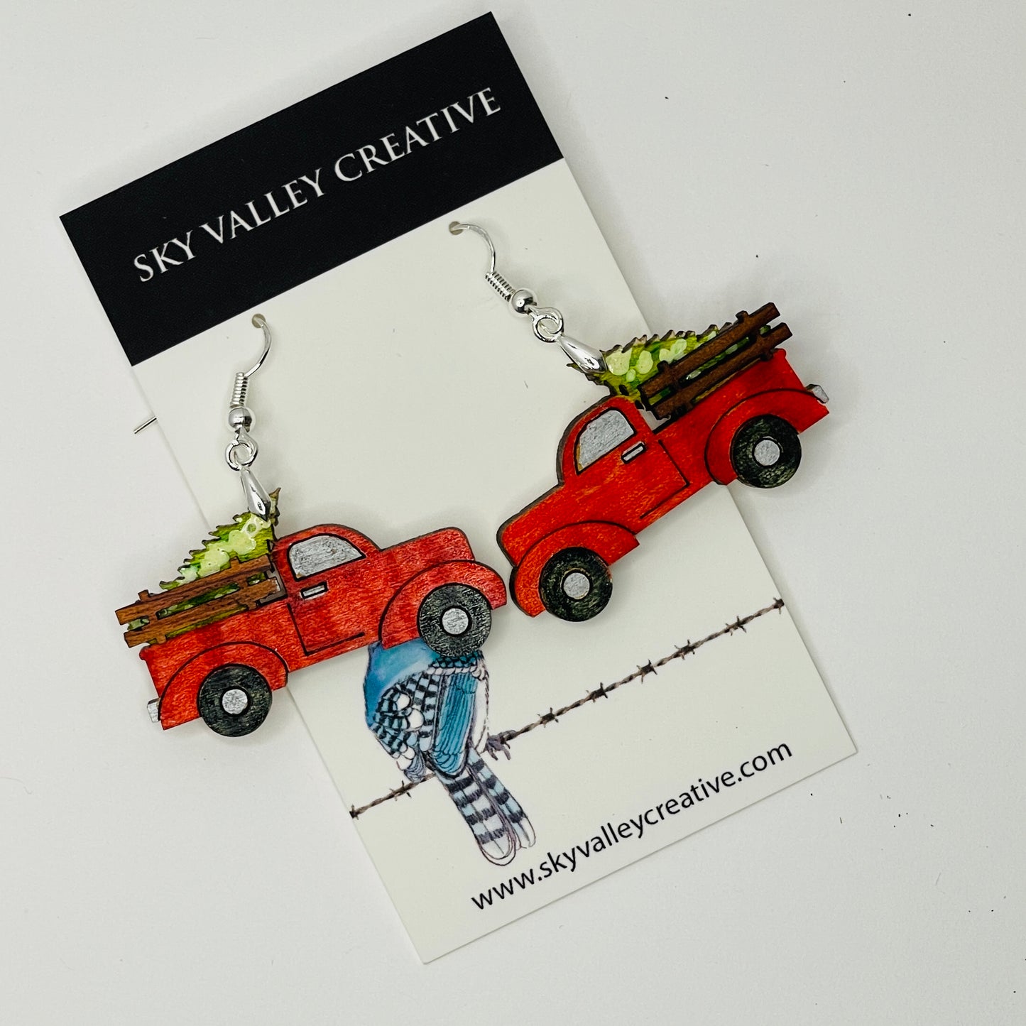 Christmas Truck Earrings