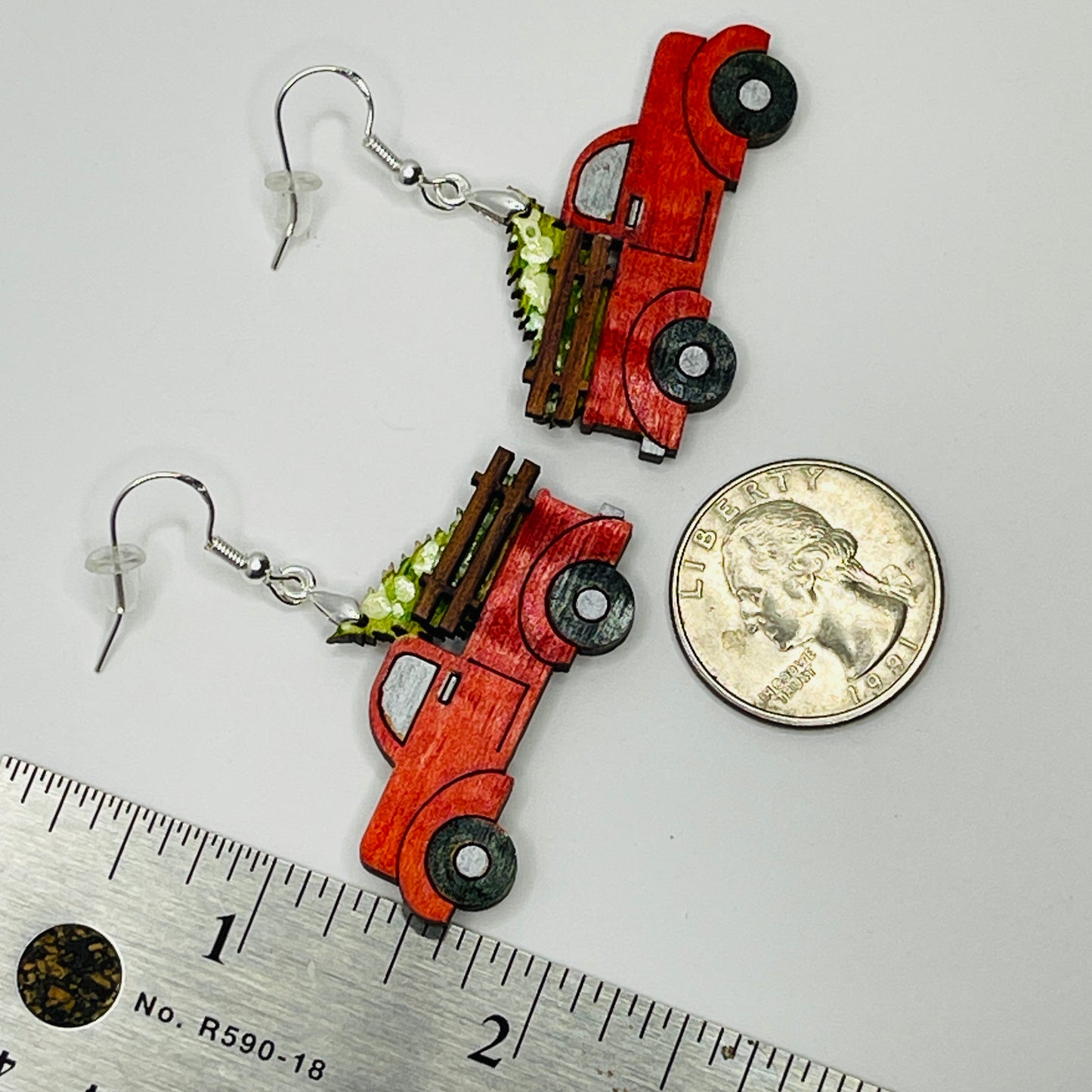 Christmas Truck Earrings