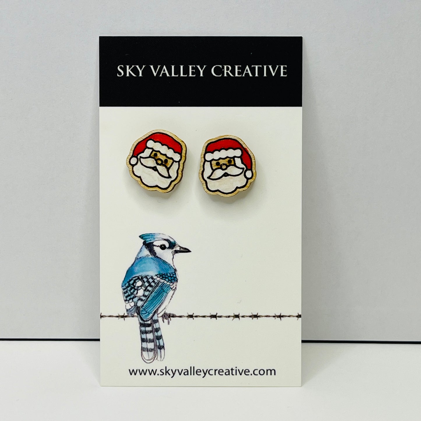 Santa Post Earrings
