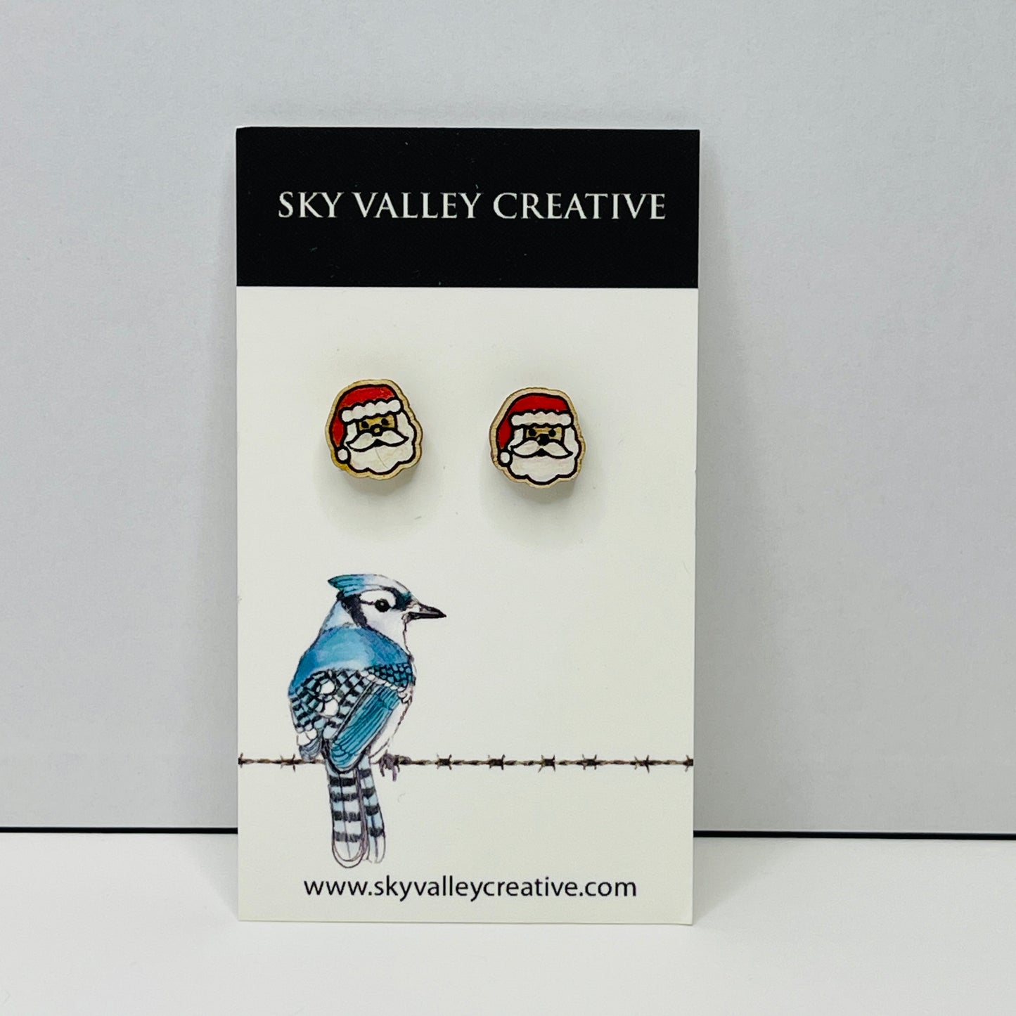 Santa Post Earrings