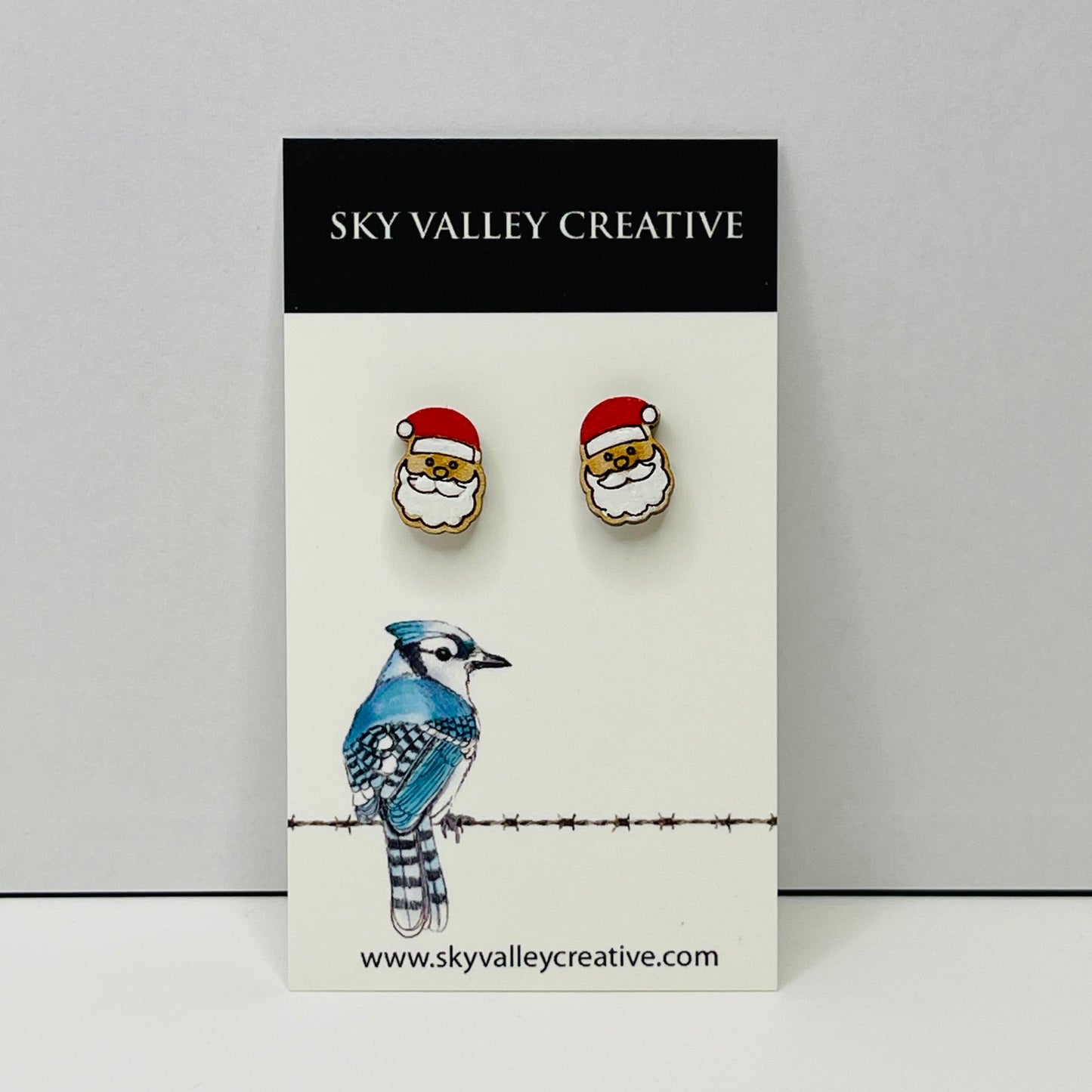 Santa Post Earrings 2