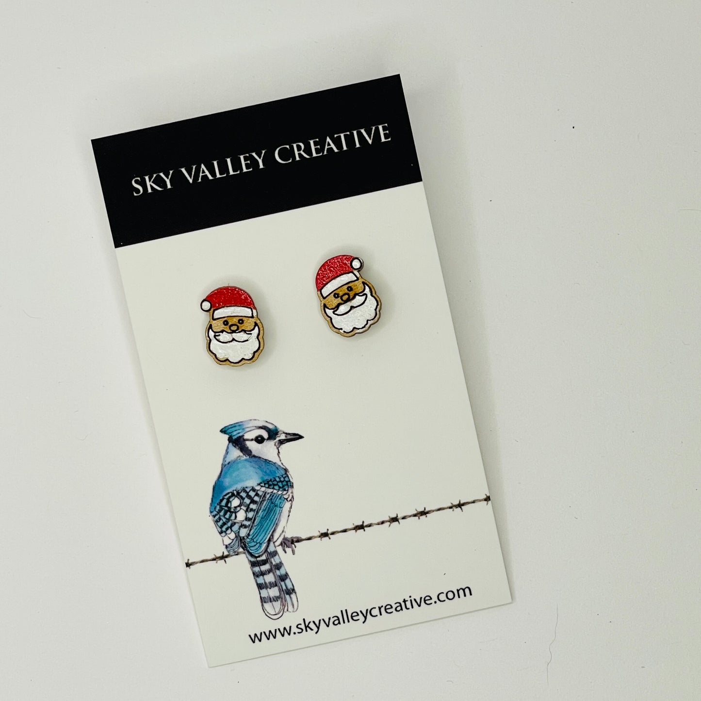 Santa Post Earrings 2