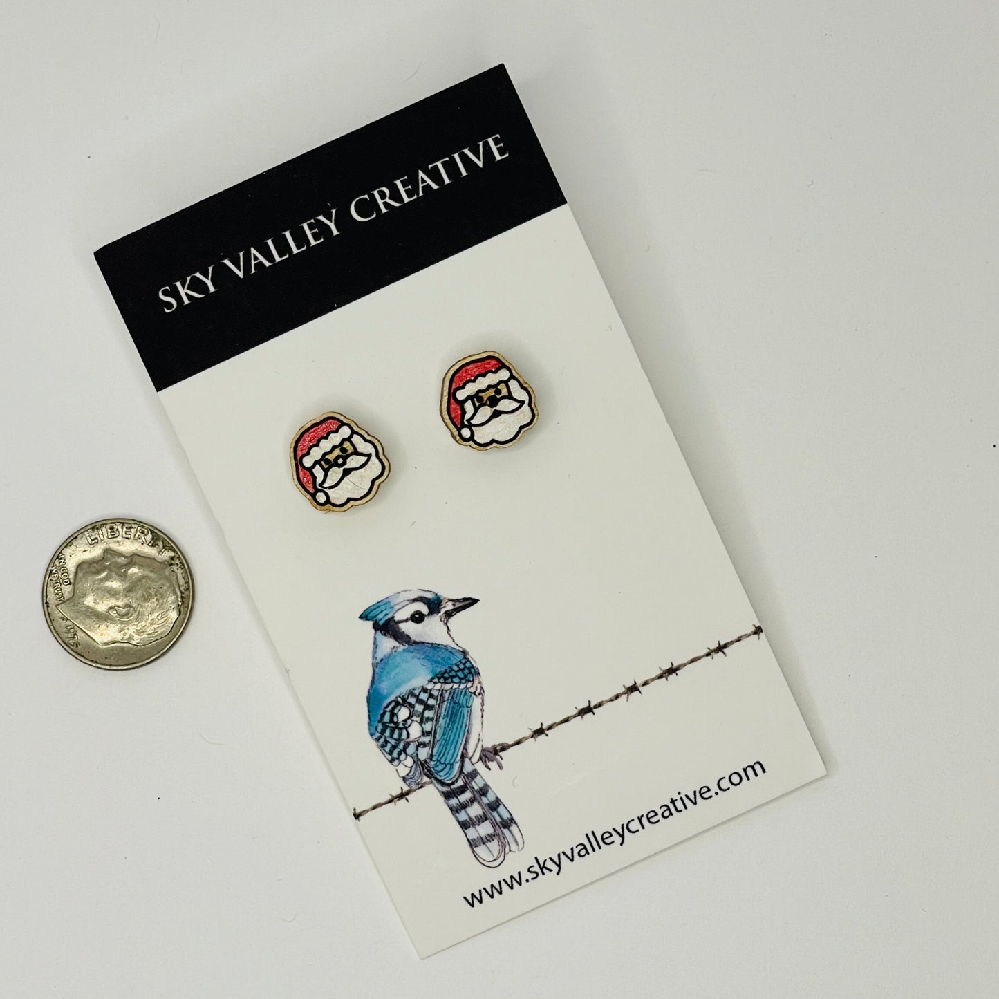 Santa Post Earrings
