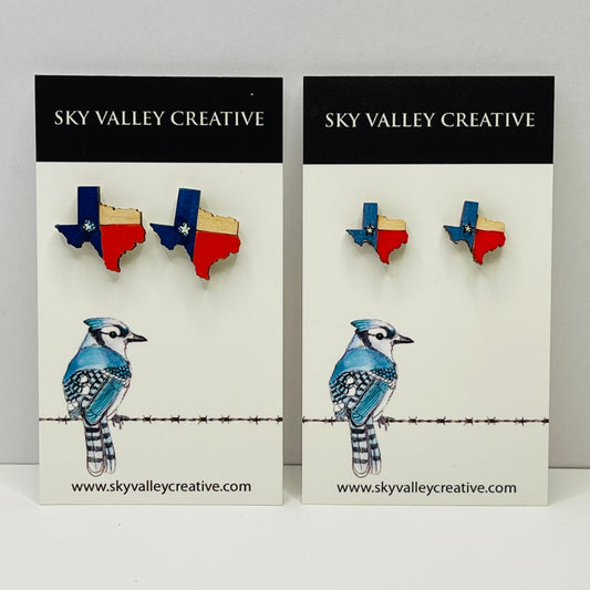 Texas Post Earrings