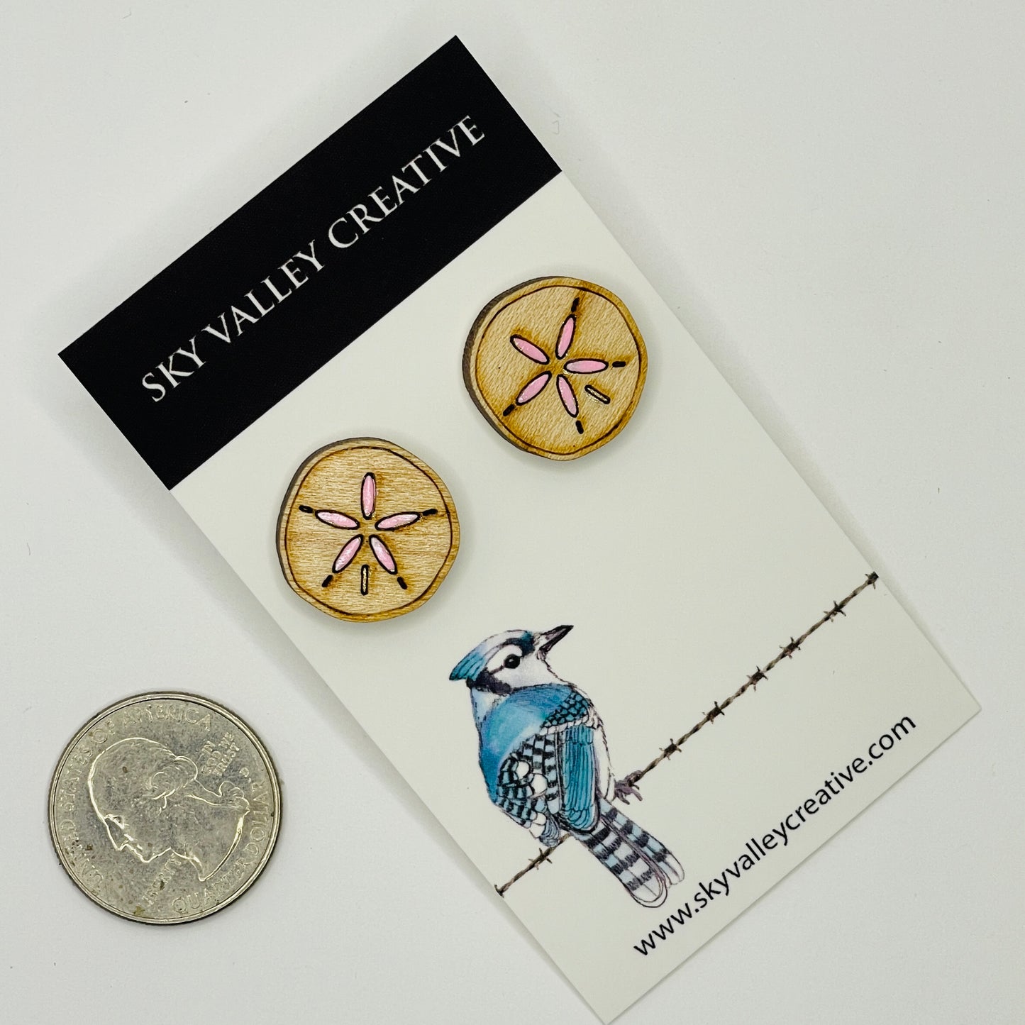 Sand Dollar Post Earrings