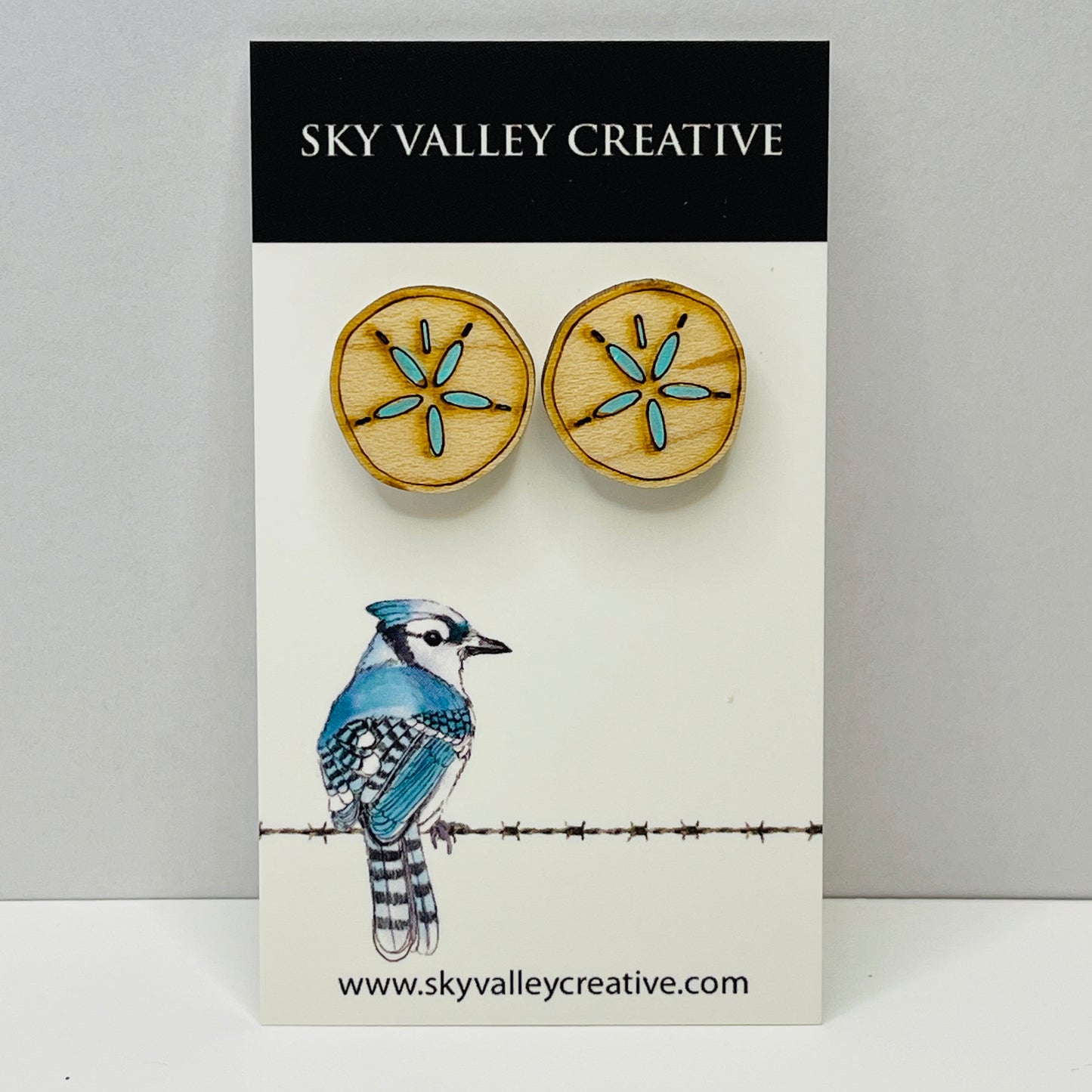Sand Dollar Post Earrings
