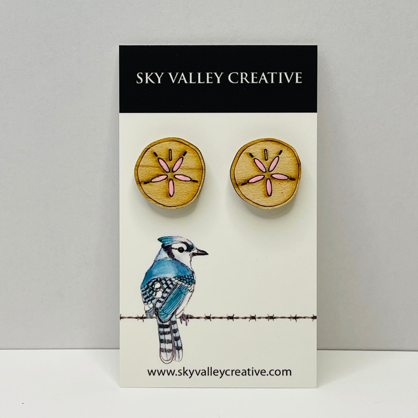 Sand Dollar Post Earrings