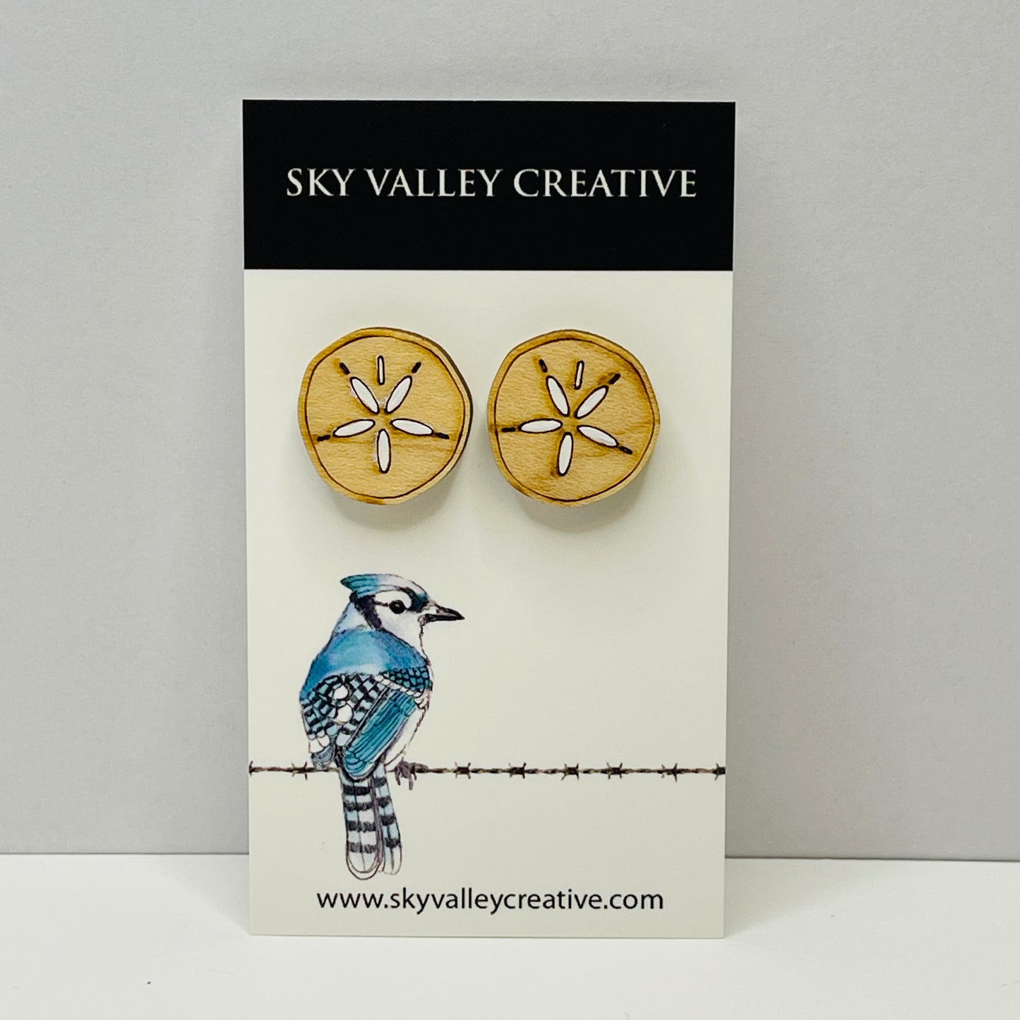 Sand Dollar Post Earrings