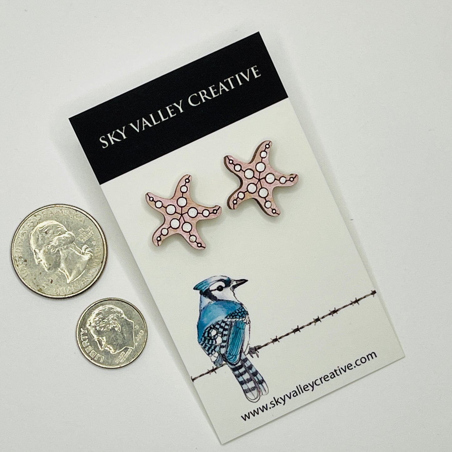Starfish Post Earrings