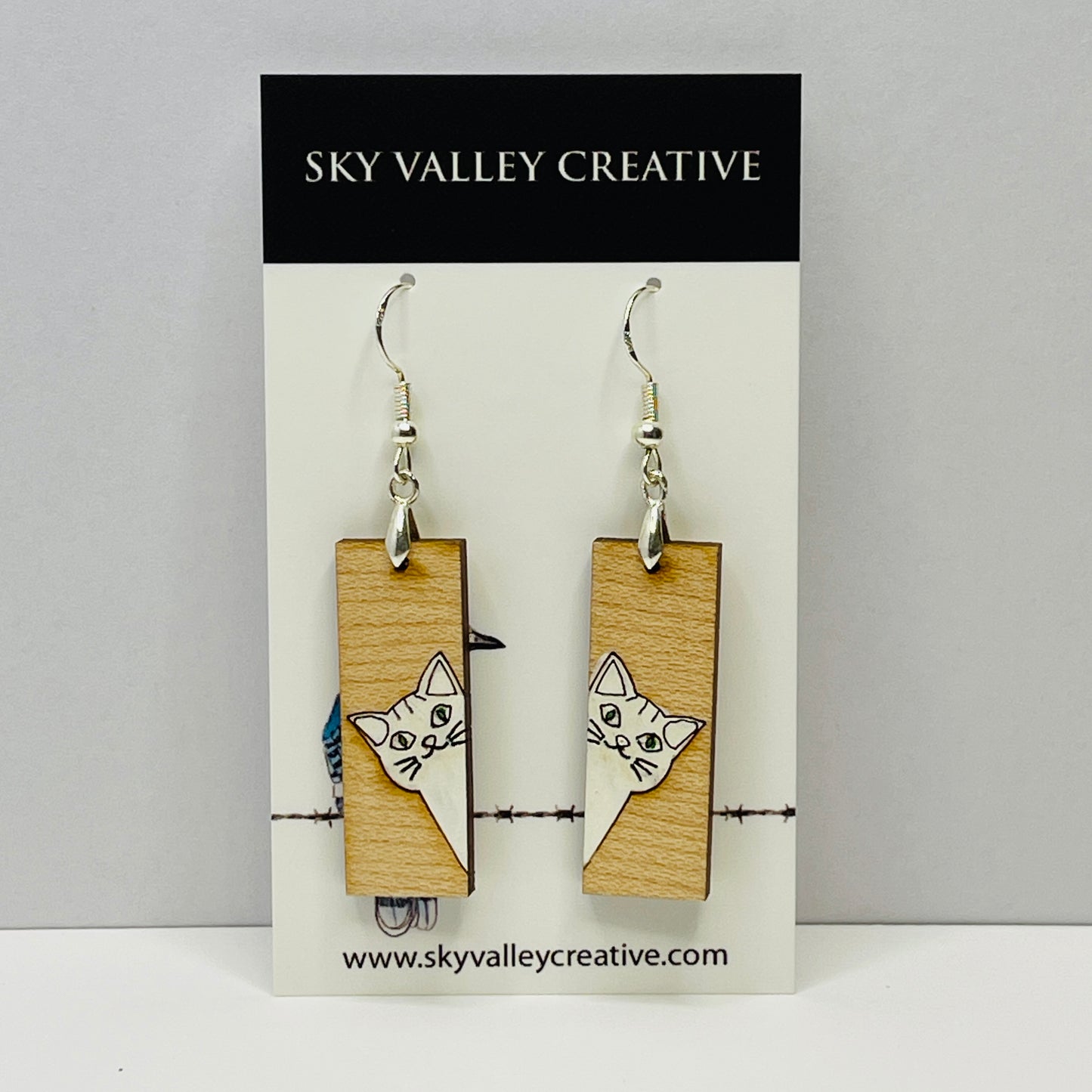 Cat Dangle Earrings