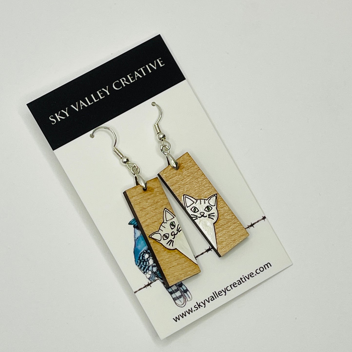 Cat Dangle Earrings