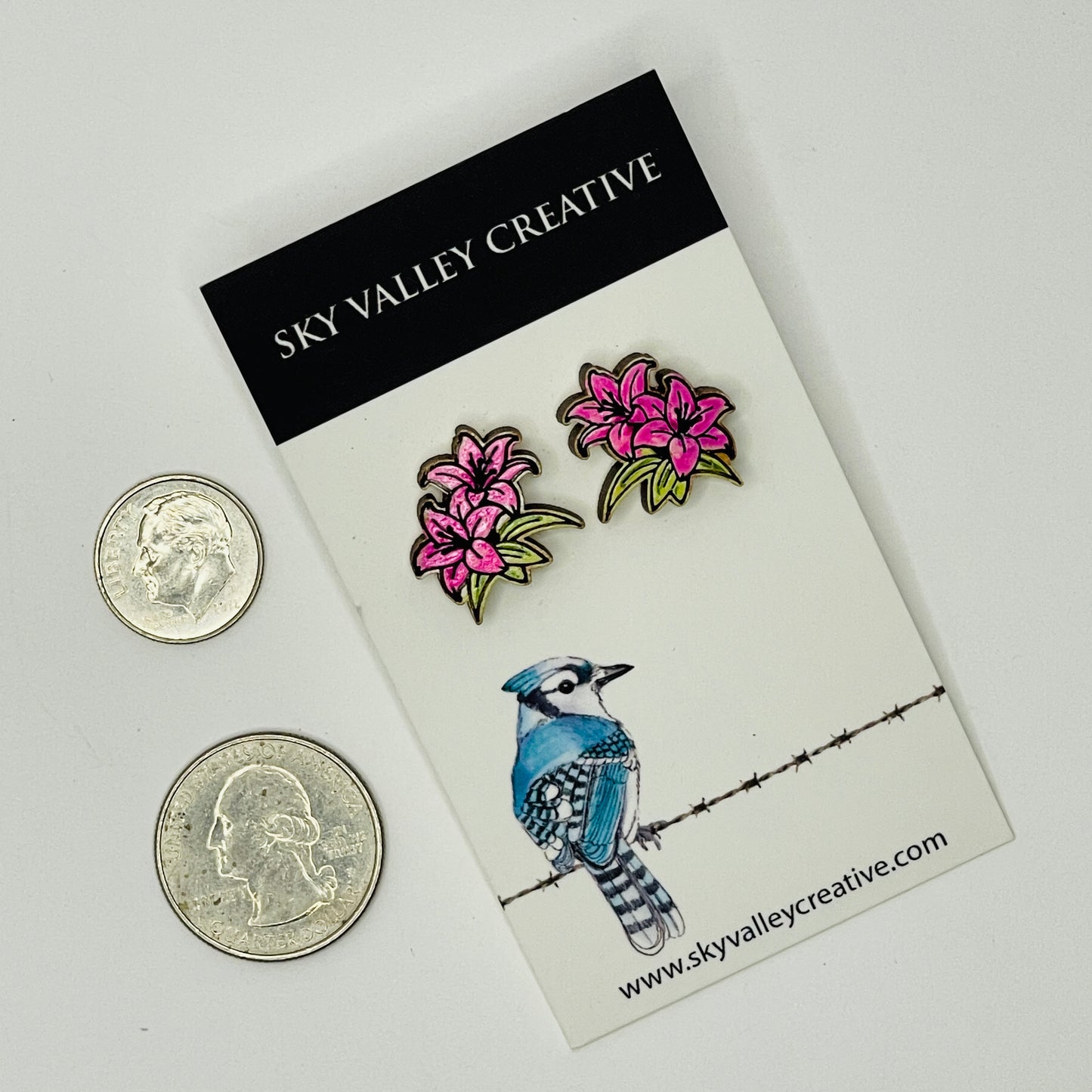 Tiger Lily Post Earrings