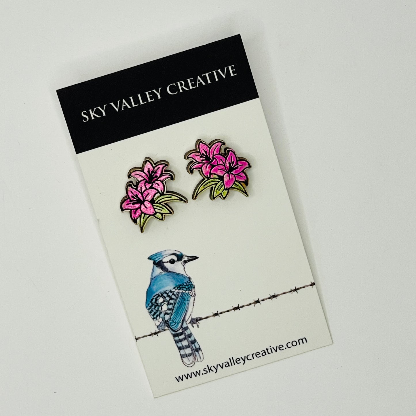 Tiger Lily Post Earrings