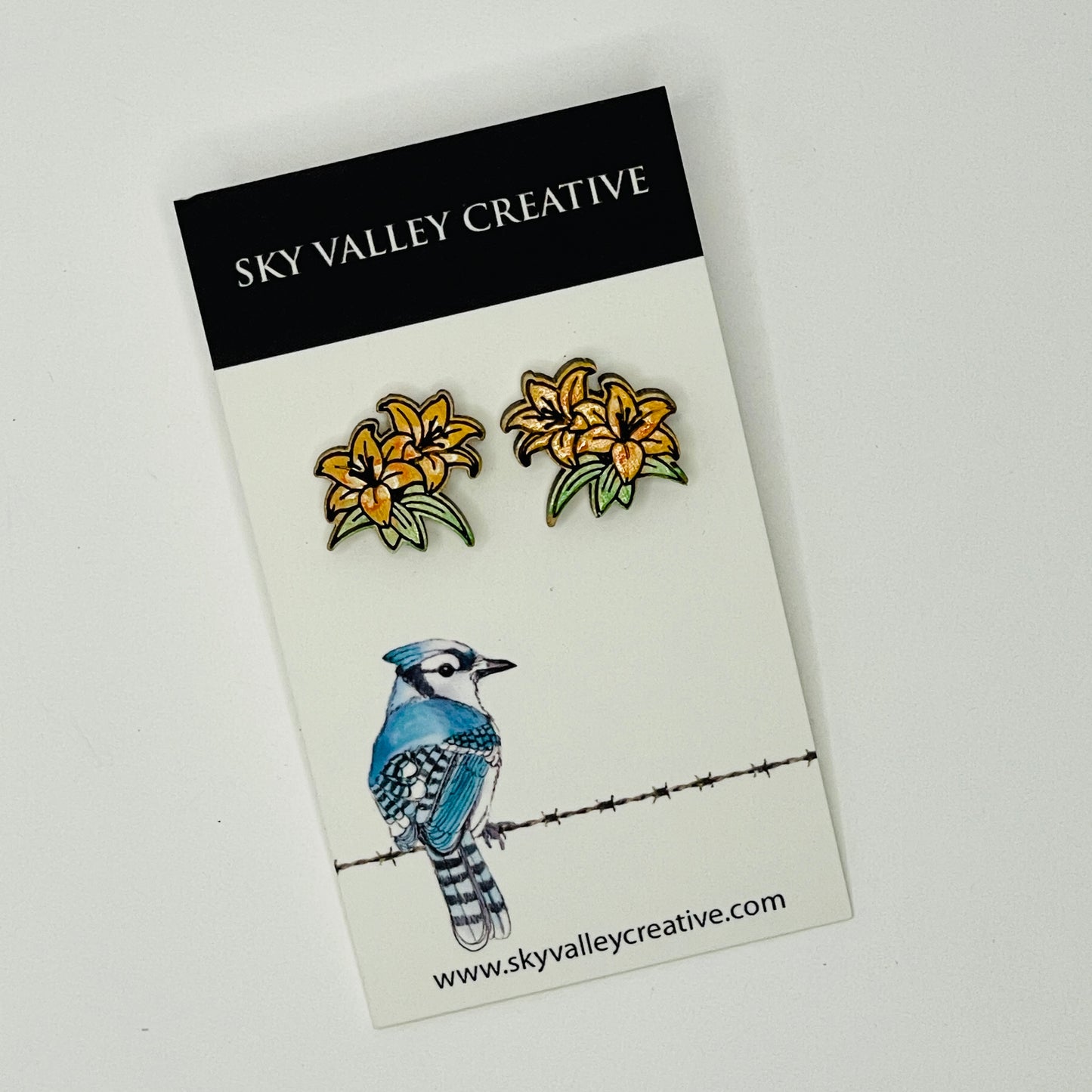 Tiger Lily Post Earrings