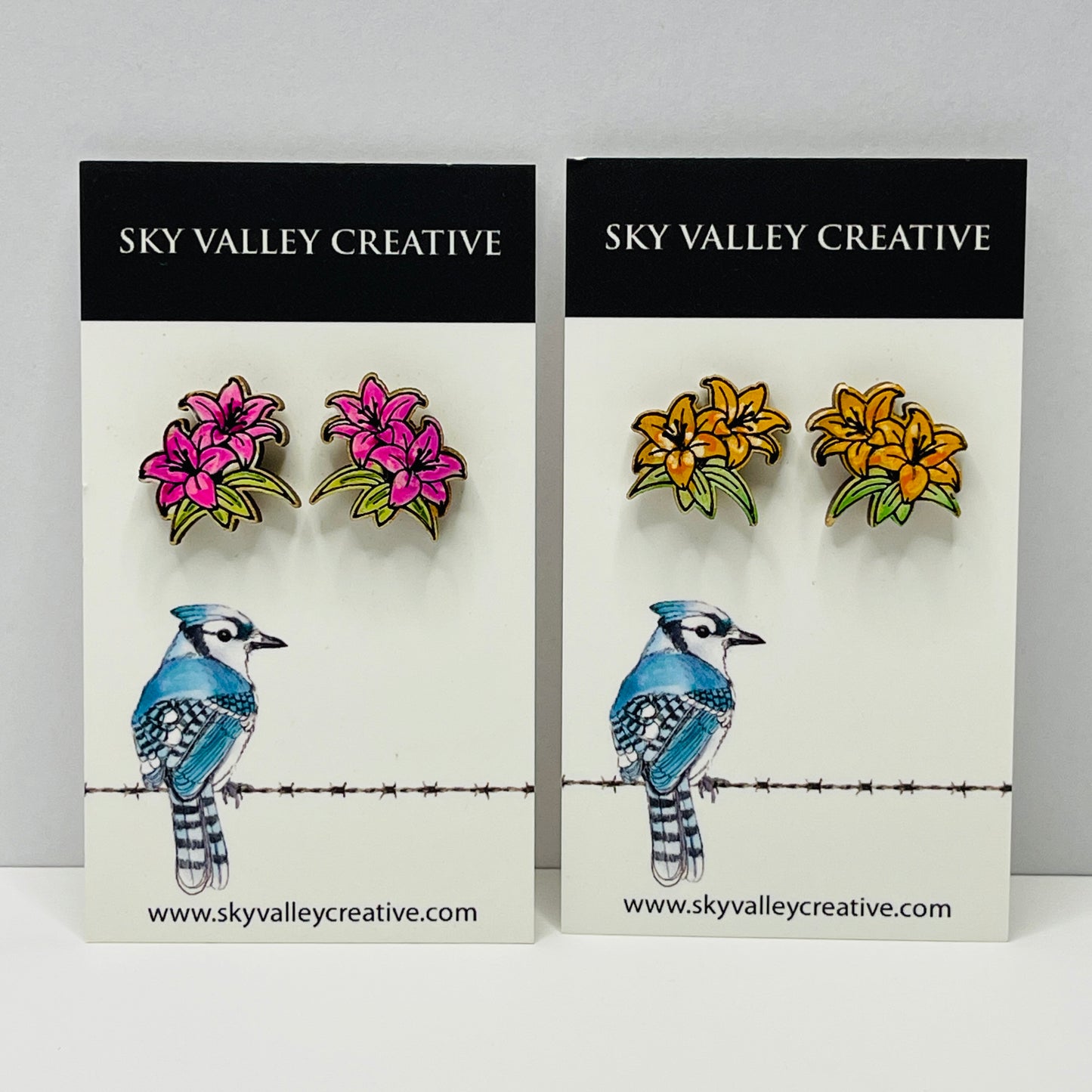 Tiger Lily Post Earrings