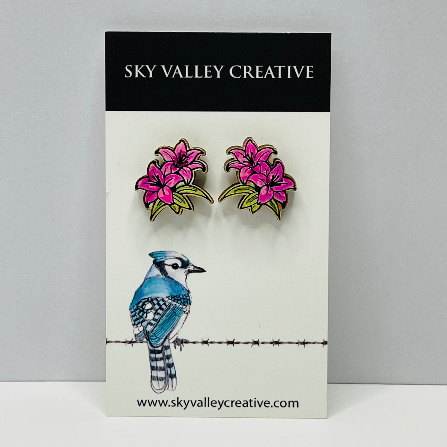 Tiger Lily Post Earrings