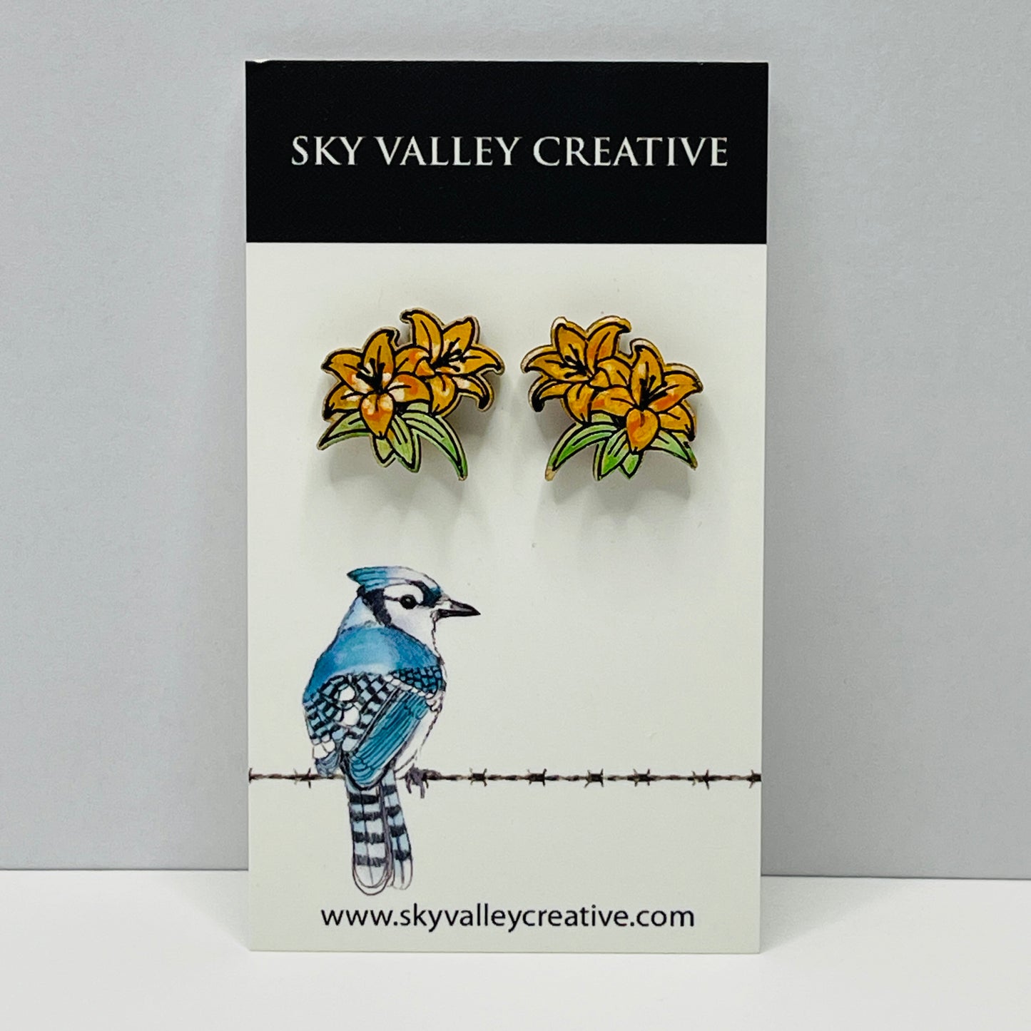 Tiger Lily Post Earrings