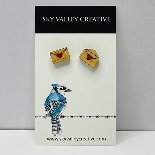 Love Letter Post Earrings