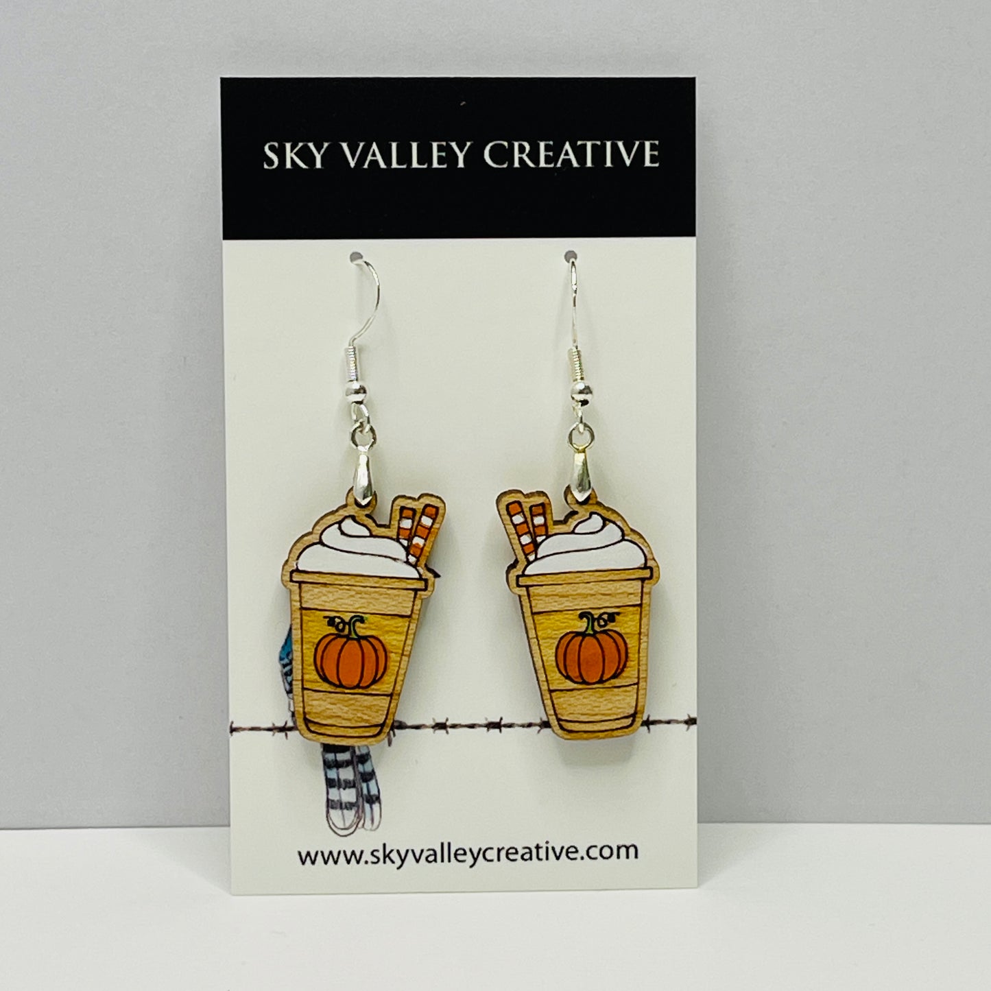 Pumpkin Spice Dangles