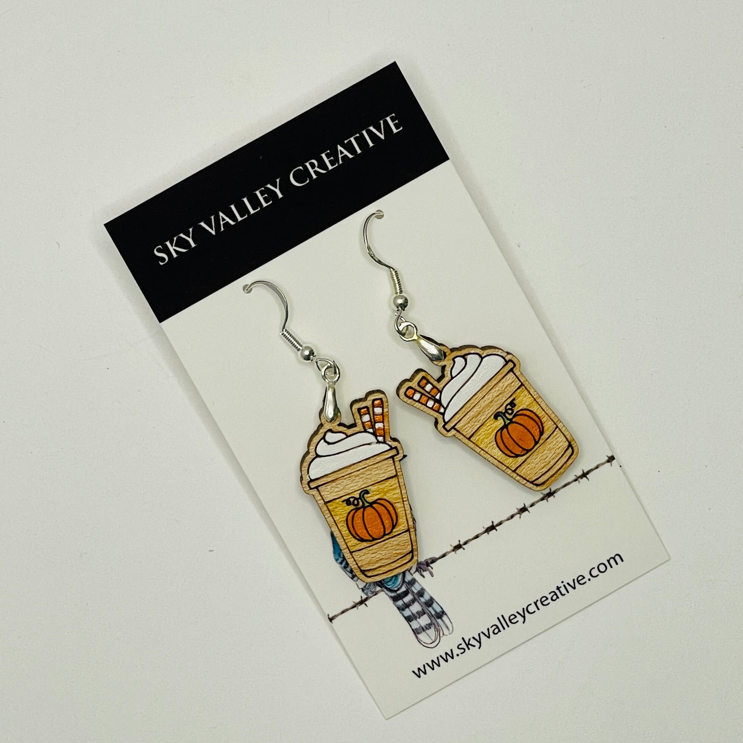 Pumpkin Spice Dangles