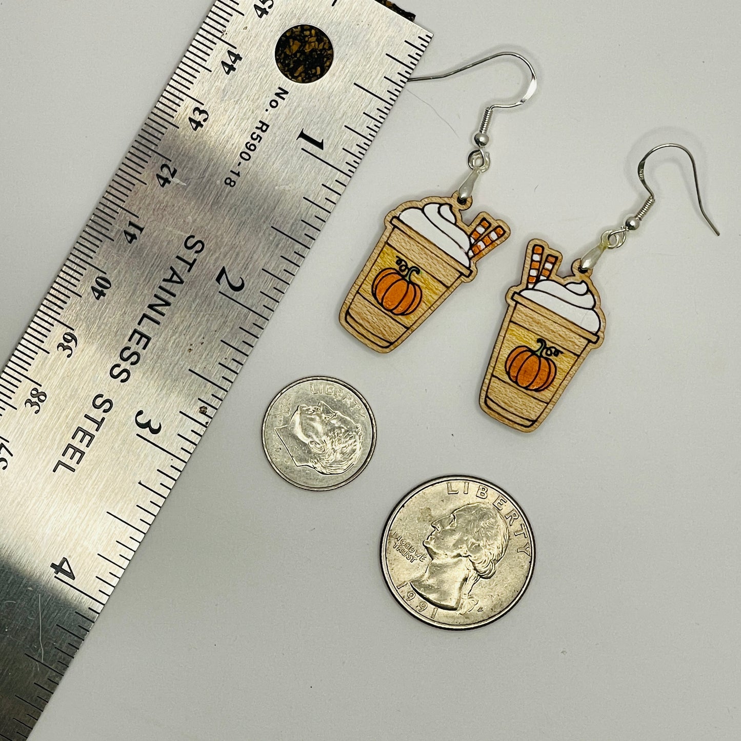 Pumpkin Spice Dangles