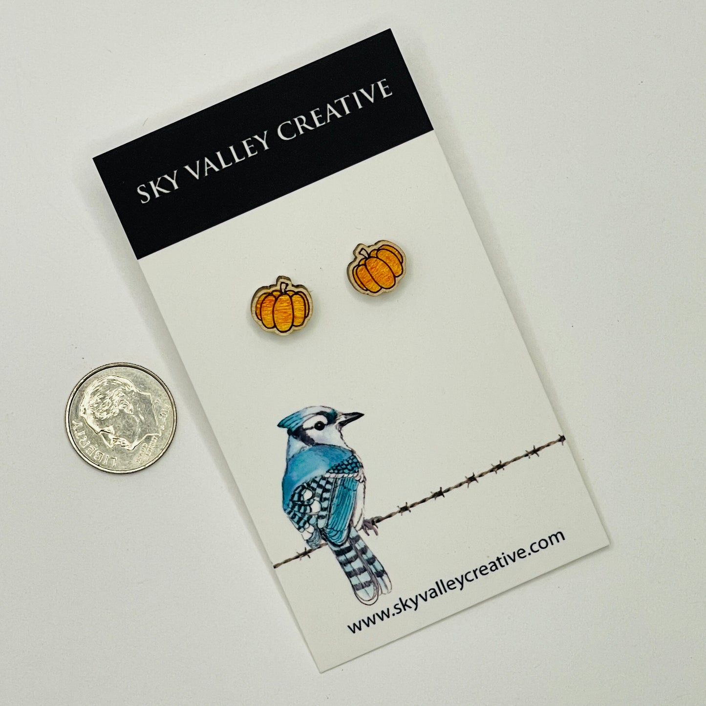 Pumpkin Post Earrings